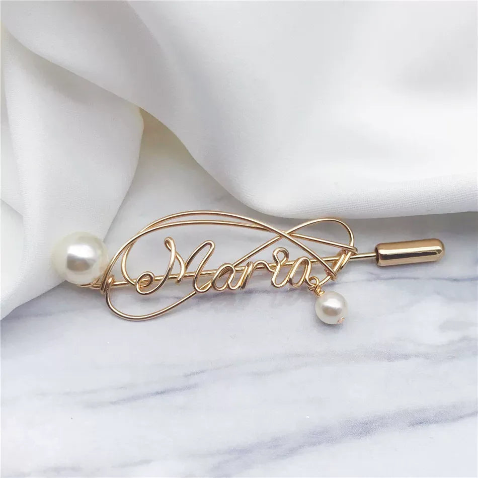Custom-made brooches
