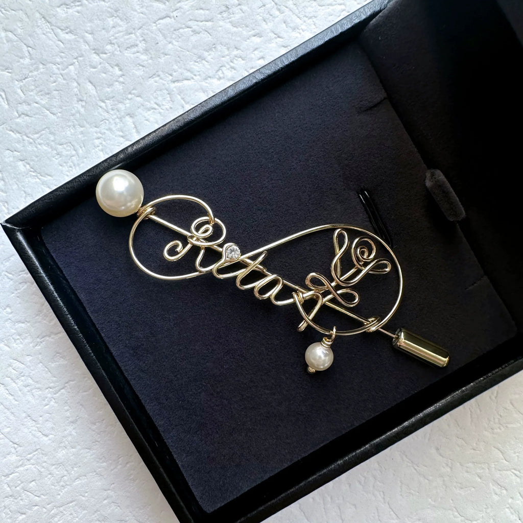 Custom-made brooches