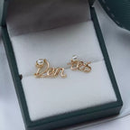 Personalized Wire Name Earrings