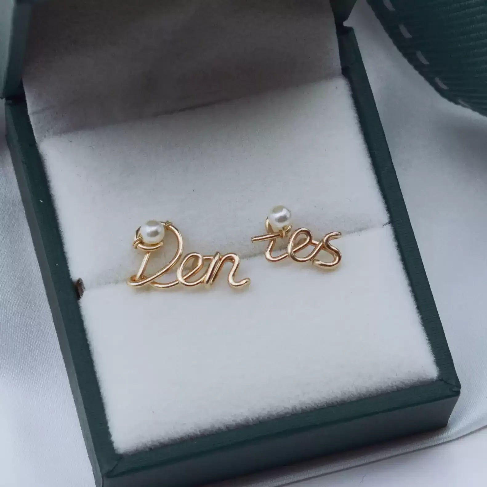 Personalized Wire Name Earrings