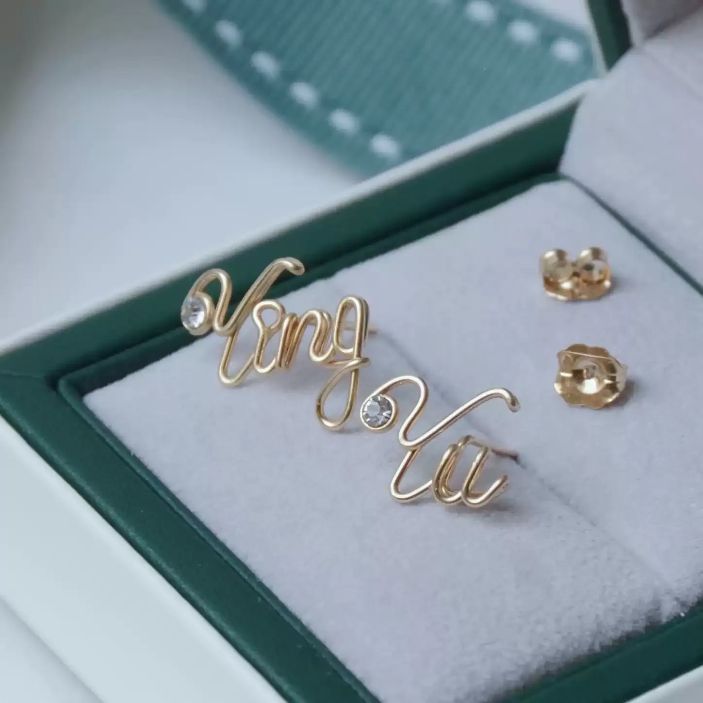 Personalized Wire Name Earrings