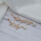 Personalized Wire Name Earrings